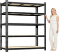 CXDMB 5 Tier Garage Shelving, Adjustable Heavy Duty Garage Shelves,Metal Storage Shelves Unit for Basement,Warehouse,Pantry Kitchen