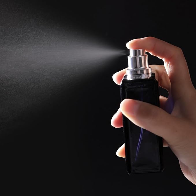 Yerpkefey 100ml/3.4 Oz Glass Spray Bottle Perfume Atomizer,Empty Travel Refillable Perfume Spray Bottle with 3 Kinds of Dispenser (A2)