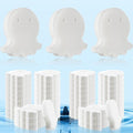 Patelai 40 Pcs Hot Tub Sponge Spa Cleaning Sponges for Hot Tub Oil Absorbing Cleaning Scum for Spa, Bathtub and Swimming Pool to Soak up Oils Bathtub Accessories(Octopus Style)