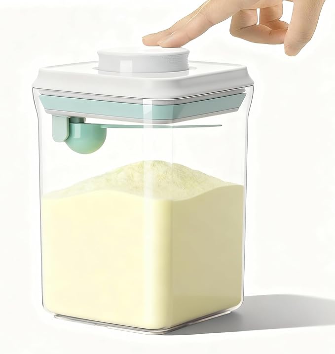 Cozey Daily Formula Dispenser Container with Scoop 1500ML / 1.5QT Milk Powder BPA-Free Airtight 650g Formula Storage Container with Lids, BPA-Free Airtight Food Storage Container
