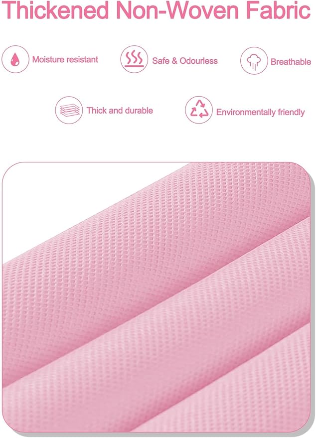TAHAVICE Pink Over the Door Organizer - 5-Tier Hanging Storage with Clear PVC Windows & 10 Mesh Pockets, Cute Closet Organizer for Makeup, Perfume, Toys, Perfect Pink Room Decor for Girl