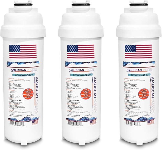 American Filter Company®, water filter, Model # AFC-EWH-3000, Compatible with Halsey-Taylor(R) WATERSENTRYPLUS(R) Water Fountain Filters HWF172 51300c 3 - Filters