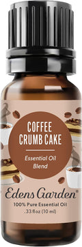 Edens Garden Coffee Crumb Cake Essential Oil Blend- 100% Pure Premium Grade, Undiluted, Natural, Therapeutic, Aromatherapy, The Best for Diffusing, Candle, Laundry, Humidifiers 10 ml (.33 fl oz)
