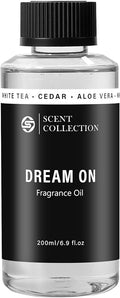 Luxury Hotel Scent Dream On Diffuser Oil Waterless Essential Aromatherapy for Cold Air & Car Diffusers – Long Lasting Refill for Large Room & Home - Non Toxic, Signature White Tea (200ml/6.76Fl oz)