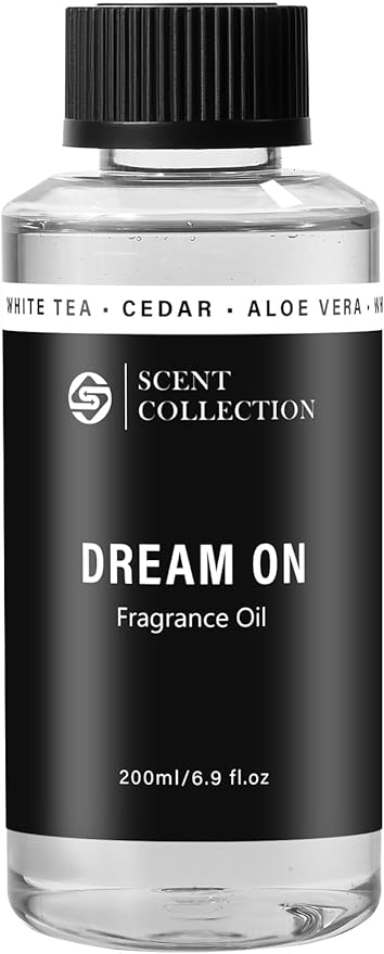 Luxury Hotel Scent Dream On Diffuser Oil Waterless Essential Aromatherapy for Cold Air & Car Diffusers – Long Lasting Refill for Large Room & Home - Non Toxic, Signature White Tea (200ml/6.76Fl oz)