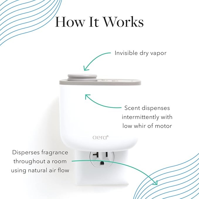 Aera Revive Essential Oil Aromatherapy Home Fragrance Scent Refill - Notes of Juniper Berry, Rosemary and Grapefruit - Works with Aera Diffuser, Mini Scent Capsule Size