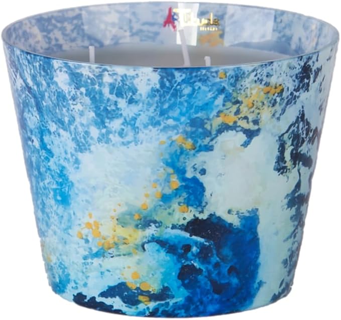 Scented Candle | Eco-Friendly Soy Blend Wax | Glass Luxury Candles | Perfect for Home Décor & Gifting | 150g | 10cm Tall | Approx Burn Time - 80 Hours (Sueños, 10cm)