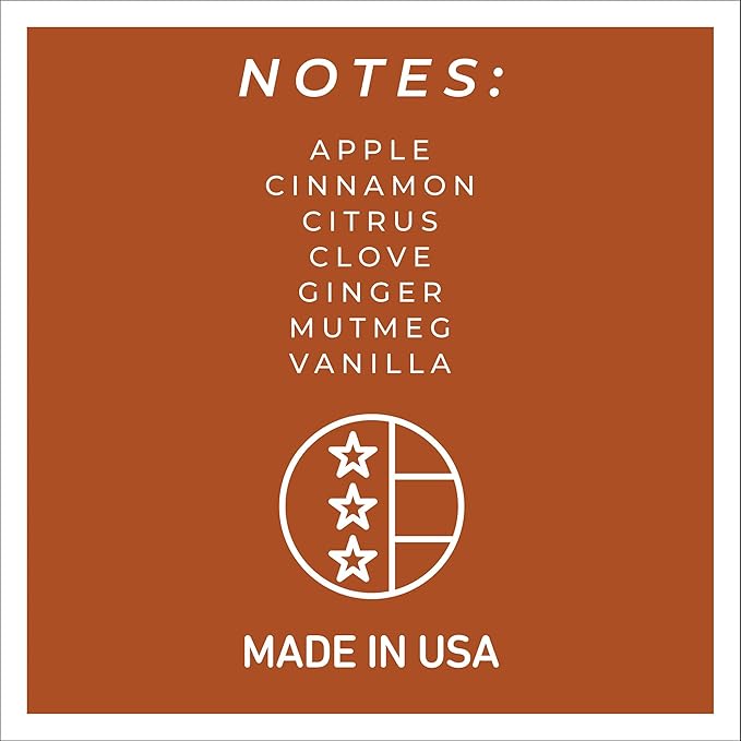 A Cheerful Giver - Aunt Kook's Apple Cider Mama Scented Glass Jar Candle (22oz) with Lid & True to Life Fragrance Made in USA