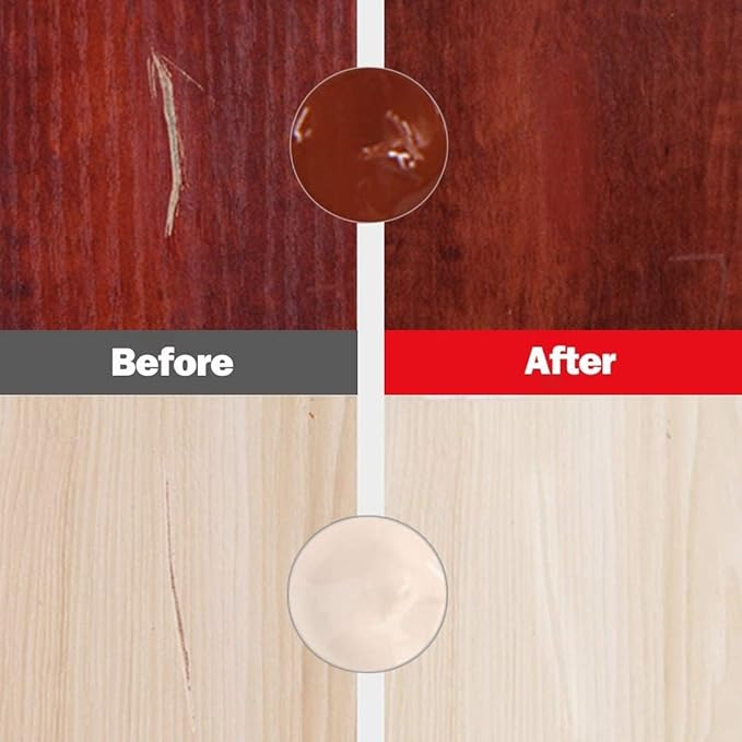 SEISSO Wood Repair Kit Touch up Paint Restore Any Wooden Furniture Stain, 12 Colors Cover Surface Scratch for Wooden Floor Table, Filler Furniture Paint Oak, Cabinet, Door, Veneer, Walnut