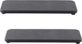 NiuYichee 2 Pcs Water Absorbing Stone Trays, Kitchen/Bathroom Sink Soap Dish, Diatomite Tray Used for Hand Soap & Cosmetic Bottles in The Modern Home, 3.54" W x 9" L, Dark Gray