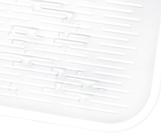 MicoYang Silicone Dish Drying Mat for Multiple Usage,Easy clean,Eco-friendly,Heat-resistant Silicone Mat for Kitchen Counter or Sink,Refrigerator or Drawer Liner Translucent 5XL 36inches x 18inches