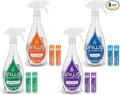 JAWS Cleaners Home Cleaning Kit, Multi-Surface Kitchen, Glass, Shower and Hardwood Floor, 2 Refill Pods Included. Refillable Cleaning Supplies.