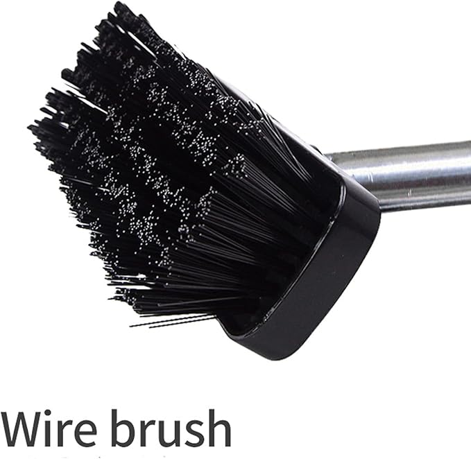 BSMstone Push Broom Brush Stiff Bristles Floor Cleaning Brush Multi-Purpose Scrubber Brushes for Bathroom Bathtub Tile Floor Deck Patio