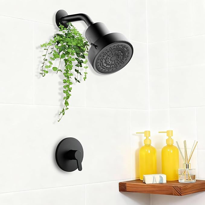 Filtered Shower head for Healthier Hair & Skin – Removes Chlorine & Heavy Metals,6 Mode Settings High Pressure Shower Head Filter for Hard Water, Easy install,One-touch Quickly Filter Replacement
