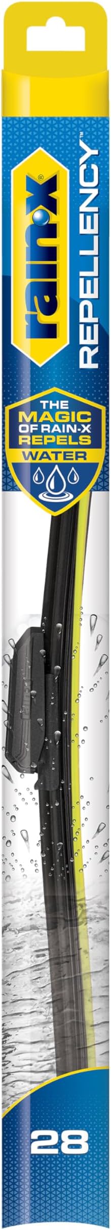 Rain-X 810328 Repellency Water Repellent Wiper Blades, 28" Windshield Wiper,New & Improved Version of Latitude Wiper Blades w/Water Repellency Formula [Amazon Exclusive]