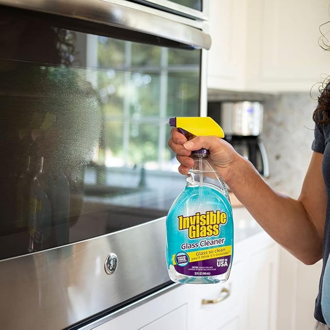 Invisible Glass 99612 Home Glass Spray Kit Includes Premium Glass Cleaner Spray and Glass Cleaner Wipes, Screen Clean Multi-Surface Cleaner and Microfiber Perfect All-In-One Household Cleaning Set
