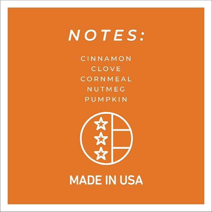 A Cheerful Giver - Pumpkin Cornbread - 6oz Baby Scented Candle Jar with Lid - Keepers of The Light - 30 Hours of Burn Time, Gift for Women, Orange