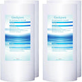 Geekpure 10 Inch PP Sediment Replacement Filter Cartridge for Whole House Water Filtration System-4.5" x 10"-5 Micron-Pack of 4