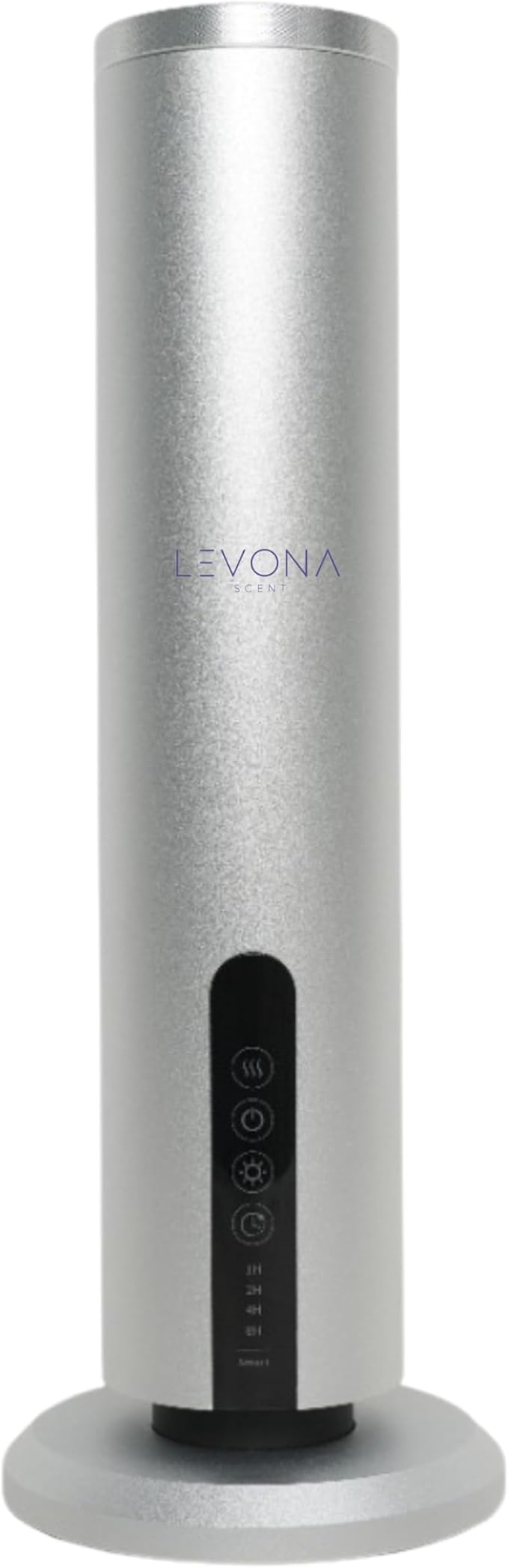 Levona Scent Essential Oil Diffuser - Cold Air Diffuser, Waterless Plug-In Aroma with Night Light, App Controlled - For Home, Office & Hotel - Covers 1000 sq ft - Acasa 1000, Silver (Oil Not Included)