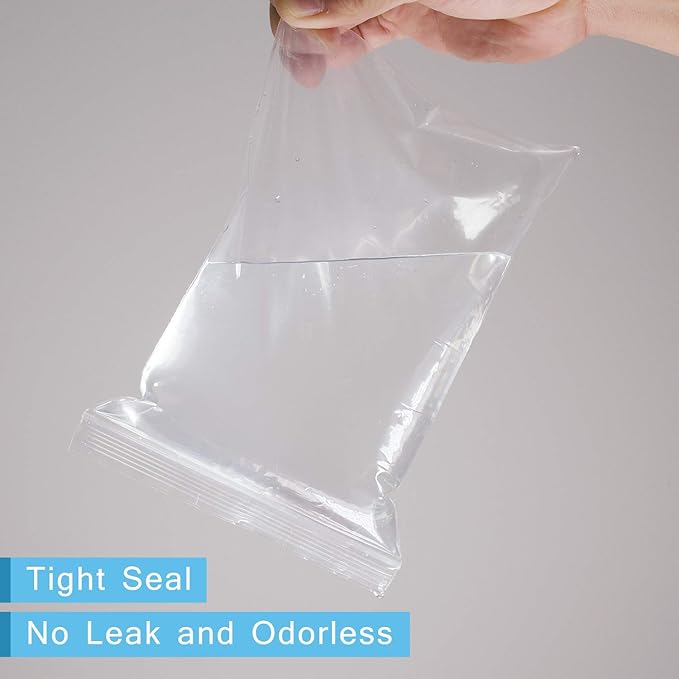 iMailer - 500 Count - 6" x 9" Clear Reclosable Zip Plastic Poly Bags 2 Mil for A7 A8 A9 Cards & Envelopes, Bakery, Cookies, Treats