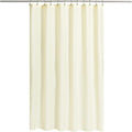 N&Y HOME Fabric Shower Curtain or Liner with Magnets - Cream Shower Curtain for Bathroom with Hotel Quality, Machine Washable - Sand, 72x72