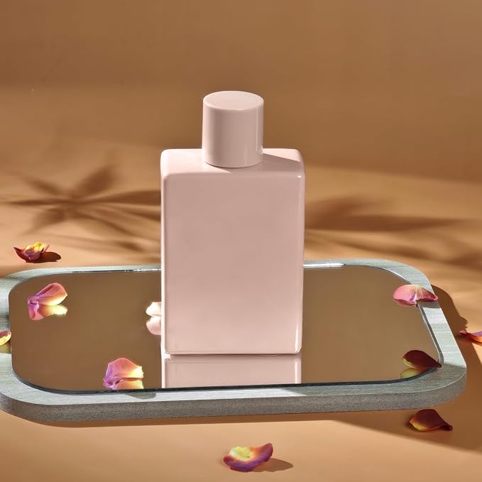 Yerpkefey 100ml/3.4 Oz Glass Spray Bottle Perfume Atomizer,Empty Refillable Perfume Spray Bottle with 3 Kinds of Dispenser (A5)