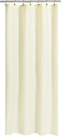 N&Y HOME Fabric Shower Curtain or Liner 36 x 72 Inches Bath Stall Size with 2 Bottom Magnets, Hotel Quality, Washable, Water Repellent, Sand
