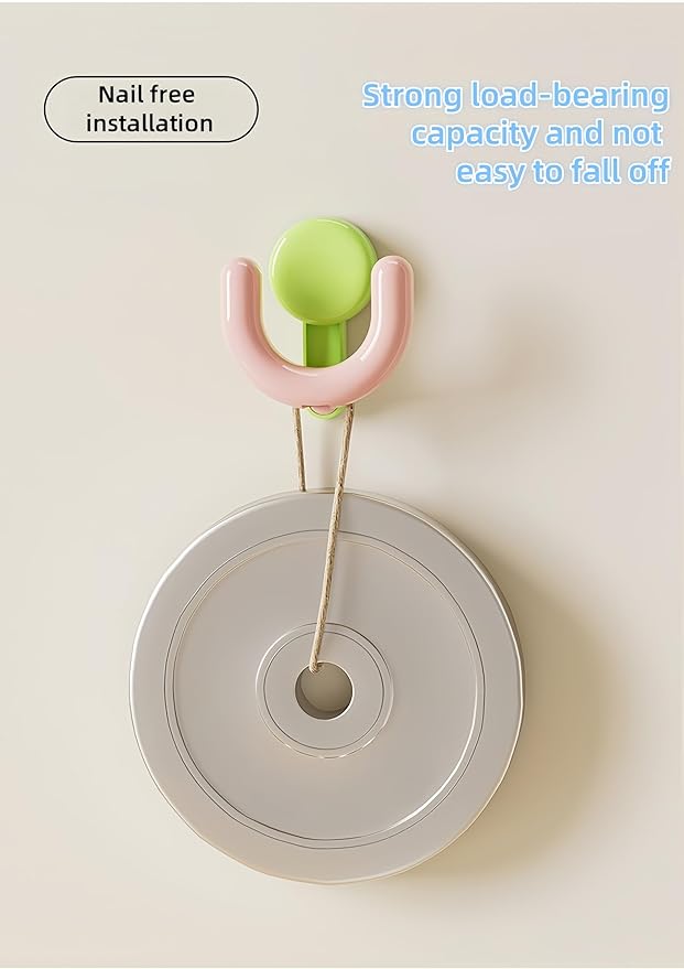 Suction Cup Shoe Organizer Wall Mount Vacuum Press Hook No Drill 5KG Load Bathroom Door Vertical Storage Space Saver (White)