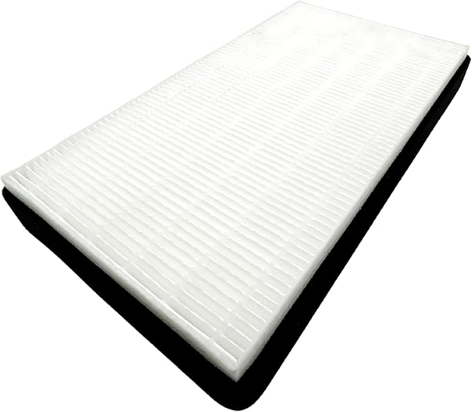 Nispira F1 C01 T02 HEPA Replacement Filter for 3M Filtrete Room Air Purifier FAP-C01-F1, FAP-T02-F1, FAP-C01BA-G1, FAP-T02WA-G1, FAP-ST02W, FAP-ST02N. 12 in. x 6.75 in. Part FAPF-F1-A. 4 Pack