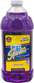 Sparkle Glass Cleaner Spray Refill Bottle, Ammonia-Free Original Formula Heavy Duty Glass Cleaner, Leaves No Streaks, 2 Liter Refill Bottle (Pack of 1)