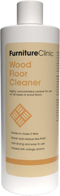 Furniture Clinic Wood Floor Cleaner | Dilutes to 170 FL Oz | Cleaning Concentrate | Formulated for Hardwood and Engineered Wooden Flooring | Quick-Drying with Orange Oil
