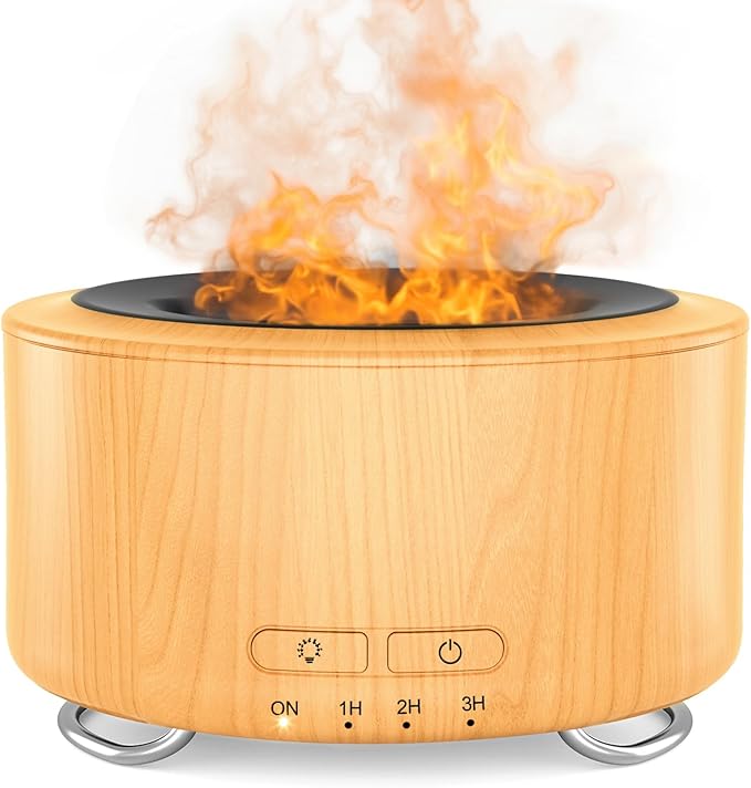 Essential Oil Scent Diffuser for Home: 500ML Large Fragrance Aromatherapy Diffuser for Hotel Office Yoga Room, Mist Humidifier with 9 Colors LED Lights for Kids/Women Home Relaxation,Canary Yellow.