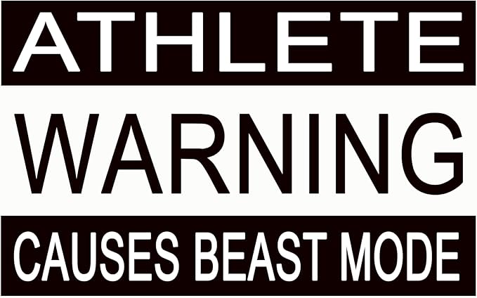 Generic Cleat Vault | High-Performance Sports Travel Shoe Storage Bag w/Motivation (Beast Mode, Black, Large (US Shoe Size 7+)), CV-FC100