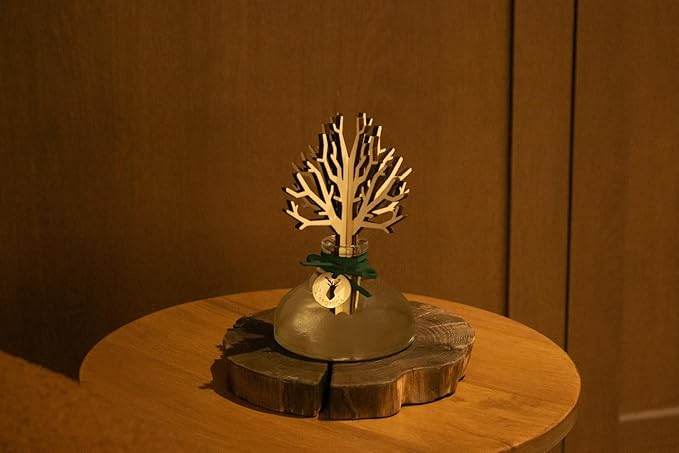 Aronica Christmas Diffuser 120ml / 4floz- Pine Wood Scent, Frasier Fir Winter Decorations for Home, Nordic Bookshelf Decor Green, Centerpieces for Table, Masculin Bathroom Shelf Diffuser Liquid