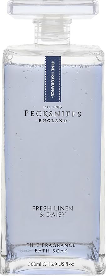 Pecksniff's Prestige 500ml Bath Soak Fresh Linen & Daisy