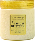 A Cheerful Giver - 28oz Large Scented Candle Jar with Lid- Zest for Life - 130 Hours of Burn Time, Gift for Women (Large, Lemon Butter)