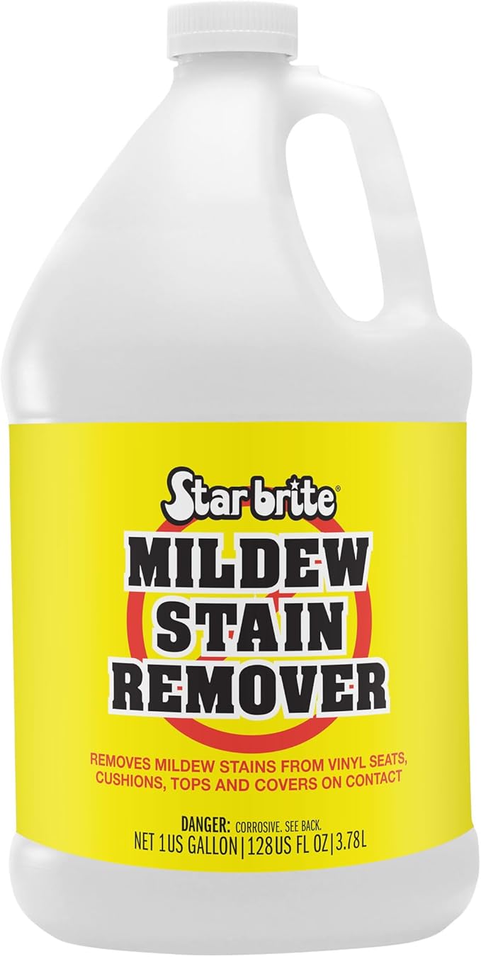 STAR BRITE Mold & Mildew Stain Remover + Cleaner – Removes Stains on Contact - 1 GAL (085600N)