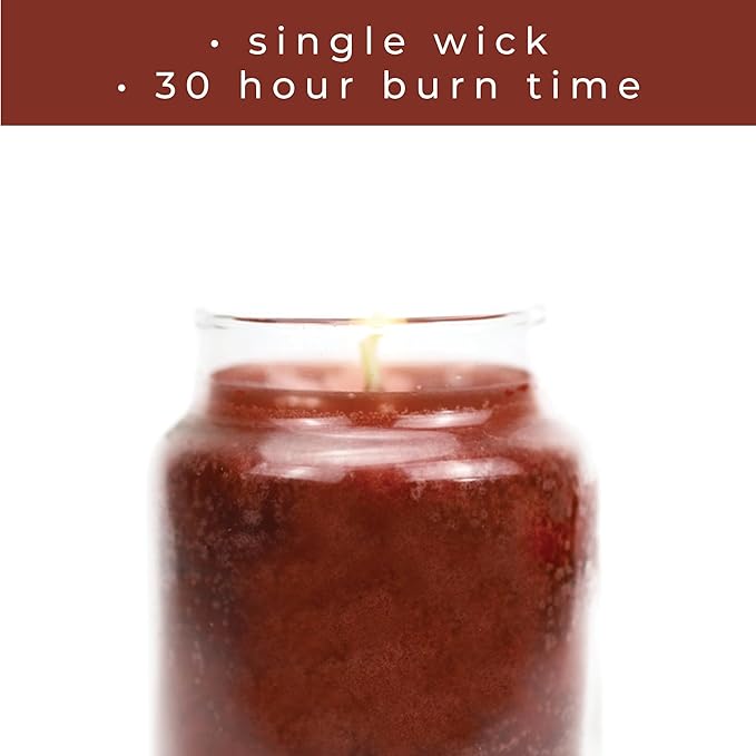 A Cheerful Giver - Cinnamon Twist Baby Scented Glass Jar Candle (6oz) with Lid & True to Life Fragrance Made in USA