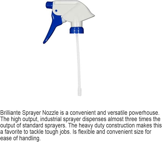 Brilliante Crystal Chandelier Cleaner - Manual Sprayer 32oz Environmentally Safe, Ammonia-free, Drip-dry Formula, Made in USA (3 Pack)