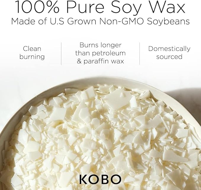 KOBO Tuscan Sun Candle (11 oz) | 100% Pure Soy Candle | All Natural Scented Candle, Hand-Poured in USA | 80 Hour Long Burning Candles | Scented Candles for Home