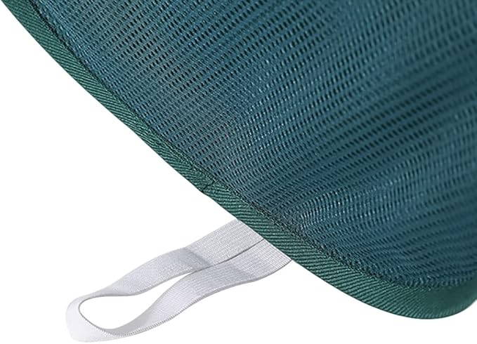 Rubruan 4 Piece Popup Mesh Laundry Basket Durable Handles Collapsible Laundry Baskets Folding Clothes Pastic Hamper for Laundry Room College Dorm (Black)