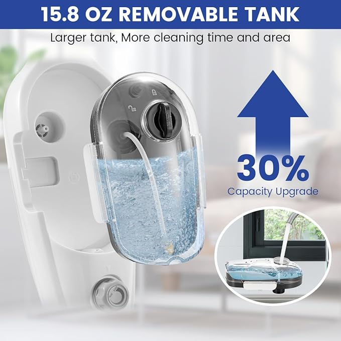 Steam Mops for Floor Cleaning, 10-in-1 Multipurpose Deep Steam Cleaner Mop for Home, Floor Steamers for Hardwood and Tile, Vinyl, Laminate, Carpet, Hard Floors with Attachments