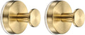2 Pack Towel Hooks for Bathroom, Wall Hooks Suction Cup No-Drill Door Hanger Apply to Shower/Kitchen/Bedroom/Hanging Coat/Towel/Robe (Gold)