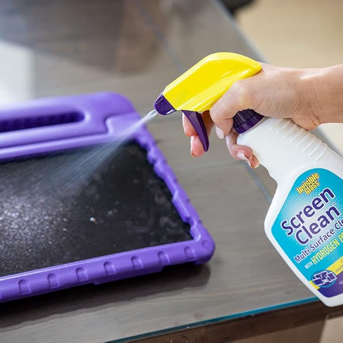 Invisible Glass 99612 Home Glass Spray Kit Includes Premium Glass Cleaner Spray and Glass Cleaner Wipes, Screen Clean Multi-Surface Cleaner and Microfiber Perfect All-In-One Household Cleaning Set