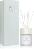 Reed Diffuser Set, Pretty Valley Home Diffuser 100Ml / 3.38fl OZ Gift Box - Includes Reed Diffuser Sticks, Fragrance Oil, and Glass Bottle for Bathroom Office Living Room Decor (White Peach & Oolong)