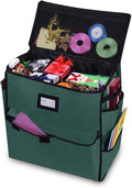 ProPik Unique Holiday Storage Organizer for Gift Bag and Wrapping Accessories (Green)
