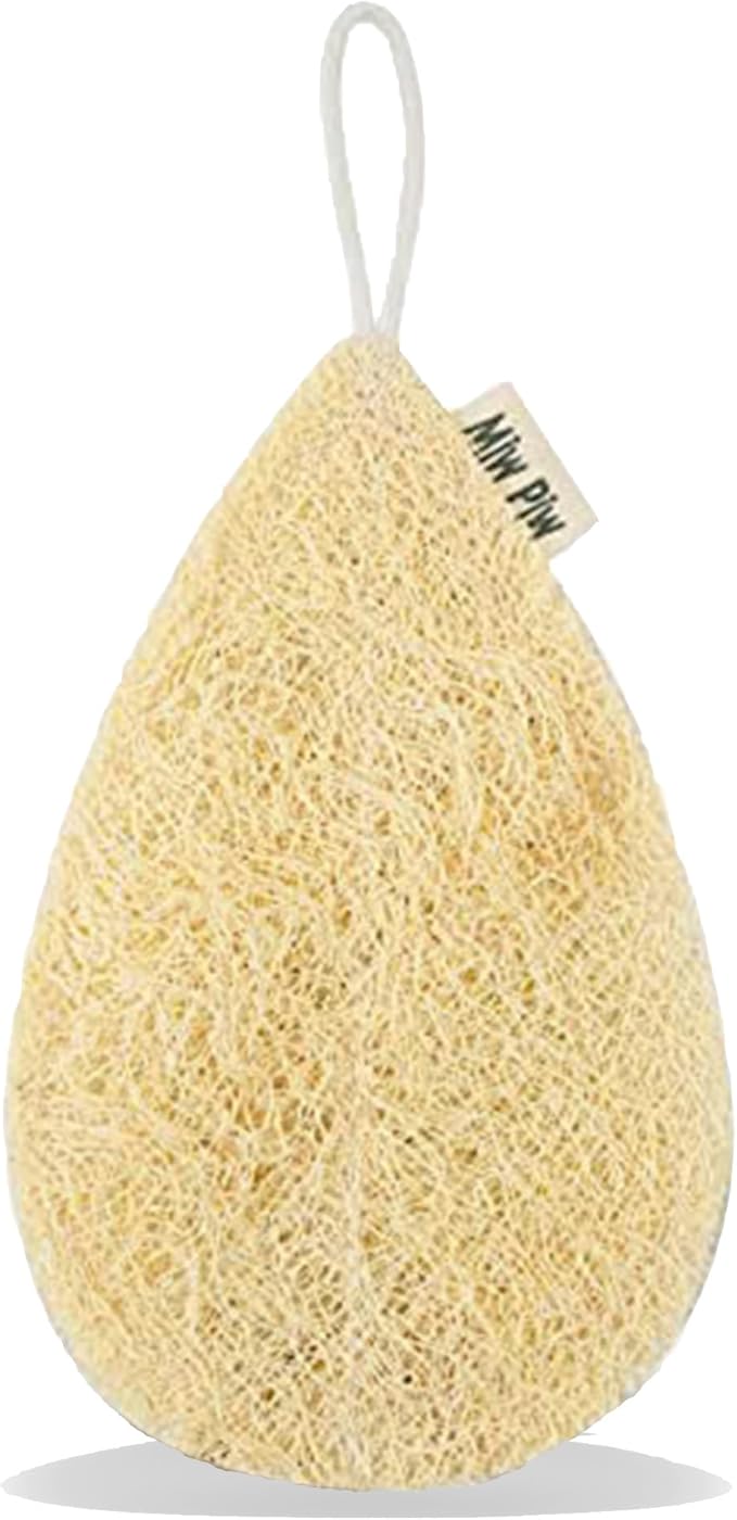 Miw Piw Natural Loofah Dish Sponge Pack 3 Vegetable Scrubber for Kitchen -100% Biodegradable Compostable Dishwashing Scouring Pad Zero Waste Plastic Free Eco Friendly Sustainable