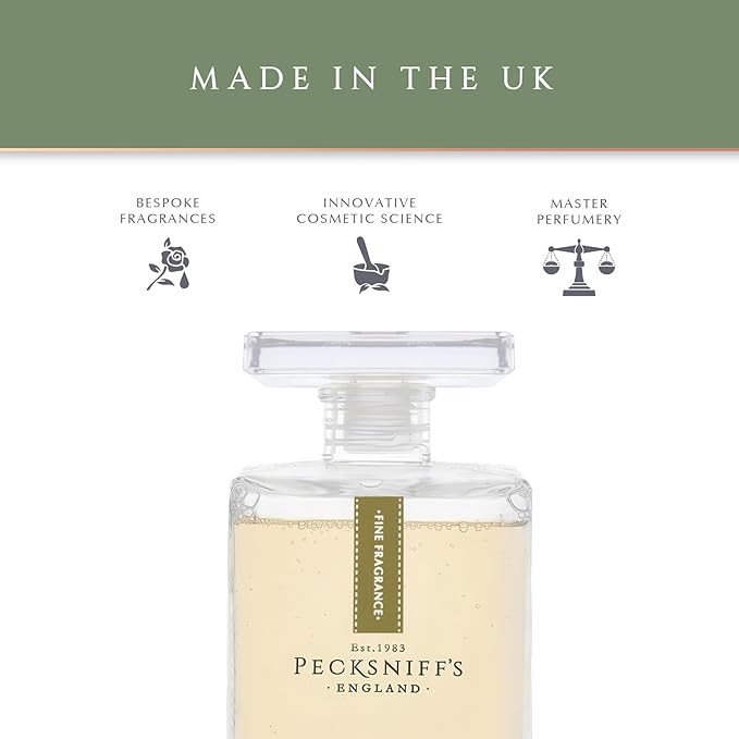 Pecksniffs Prestige 500ml Bath Soak Decanter Honeydew & Ginger