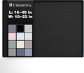 URMONA 34'' x 19'' Waterproof Silicone Under Sink Mat Cabinet and Counter Protector, Shelf Liner for Kitchen and Bathroom, Storage and Organizers, Litter Mat, Pet Cat Puppy Essentials（Black）