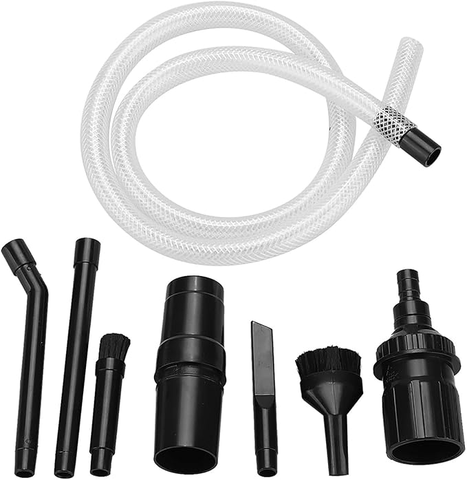 Gsycle 9PCS Mini Micro Cleaning Tool Set, Car Detail Vacuum Attachment Kit Universal Vacuum Cleaner Attachments Crevice Tool for Home, Car